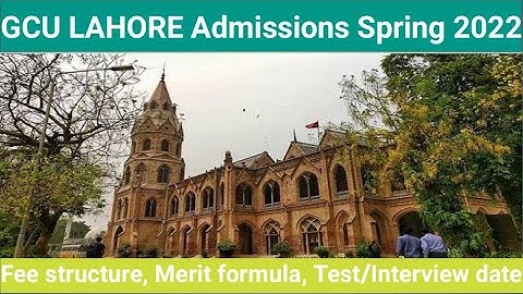 How to get admission in GCU Lahore in 2022| GCU spring admissions| GCU spring admissions 2022