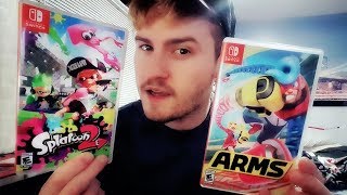 Review - ARMS + Splatoon 2 for Nintendo Switch (Video Game Video Review)