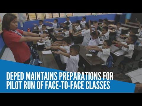 DepEd maintains preparations for pilot run of face to face classes