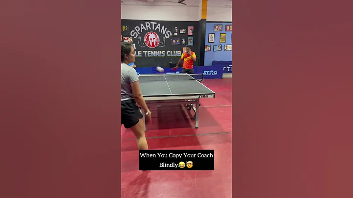 When You Copy Your Coach Blindly😂Kids are watching,Be Cautious| Table Tennis Training - DayDayNews