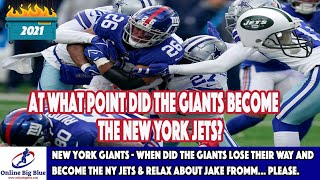 New York Giants - When did the Giants lose their way & become the JETS & Relax about Jake Fromm..OK? screenshot 2