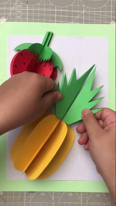 Paper Fruits arts and crafts