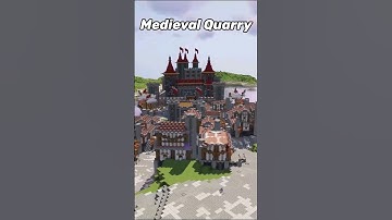 Medieval Quarry | Tutorial | Minecraft Timelapse | Part 2 | #shorts