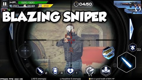 BLAZING SNIPER -Gameplay Walkthrough | (Android)