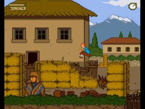 TAS Tintin Le Temple du Soleil SNES HQ