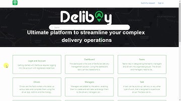 Deliforce: Delivery Software Help Centre