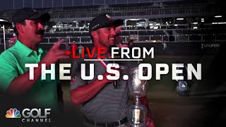 Bryson DeChambeau crashes set, Wagner STICKS 18 bunker shot | Live From the U.S. Open | Golf Channel
