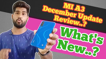 mi a3 december update review | mi a3 new update | mi a3 android 12 update | Techqee Emmi
