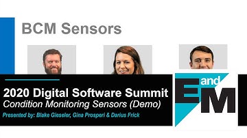 2020 Digital Software Summit | Balluff BCM Sensors | EandM