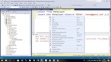 Part 8-How to set a check constraint in sql server 2017