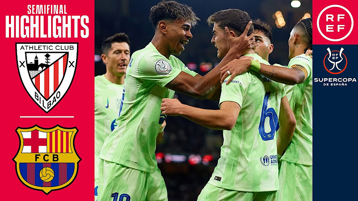 RESUMEN | Supercopa de España | Athletic Club 0-2 FC Barcelona | Semifinal | 🔴 RFEF