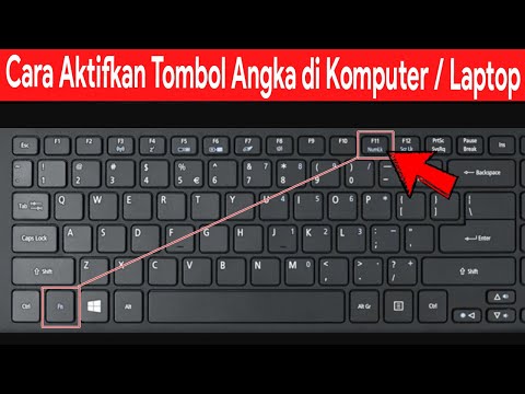 Cara Mengaktifkan Tombol Angka pada Keyboard Komputer atau Laptop