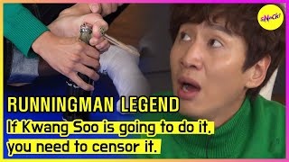 [RUNNINGMAN] If Kwang Soo is going to do it, you need to censor it. (ENGSUB)