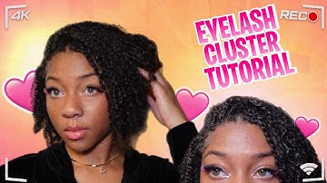 My VERY EASY/ FLAWLESS Eyelash Cluster Tutorial | At Home Lash Extensions