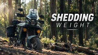 Making My 450MT Lighter | Motorcycle Camping Solo in the Goldfields