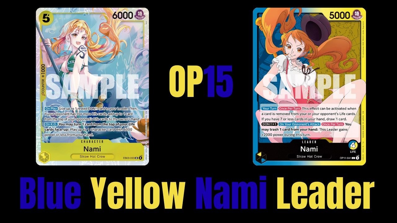 one piece card game nami leader ONE PIECE CARD GAME OP03-040 L Parallel Nami