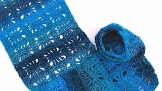Crochet Spider Stitch Blanket or Scarf. Crochet Beautiful Blanket or crochet scarf ANY SIZE