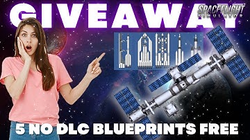 No dlc iss and 5 blueprints giveaway | sfs no dlc blueprints | #sfs #spaceflightsimulator #space
