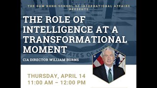 CIA Director William Burns Speaks at Georgia Tech