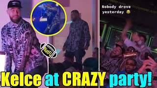 New Footage! Travis Kelce \& Taylor Swift's wonderful moment at the couple's party