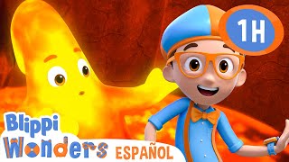 ¡Monstruo volcánico! | Blippi Wonders | Caricaturas para niños | Videos educativos para niños