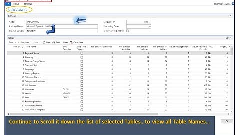 Configuration Package | CP Tool for Data Importation | Setup of Company in NAV || Part-2