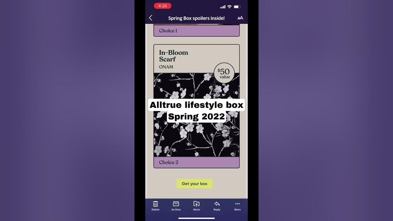 Alltrue Spring Box Spoilers 2022 YouTube