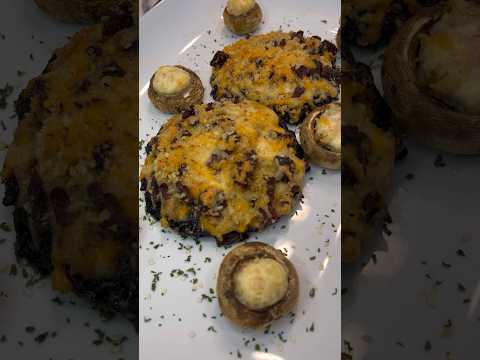 How to make BRISKET STUFFED PORTOBELLO MUSHROOMS