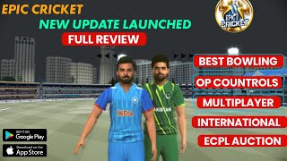 Epic Cricket New Update Launched ! Realestic Faces ! V.3.4.1 ! Gameplay Review In Tamil