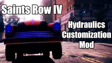 Saints Row 4 Mods: Hydraulics Customization Mod