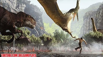 Dino Craft Survival Jurassic Dinosaur Island Android iOS Gameplay