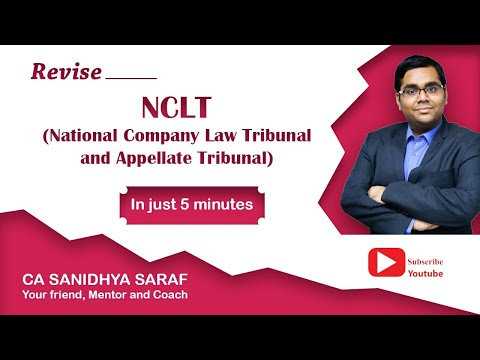 National Company Law Tribunal | CA Final | Revise NCLT in 6 min