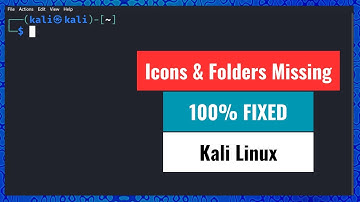 Kali Linux - Desktop Icons and Folders missing | 100% FIXED