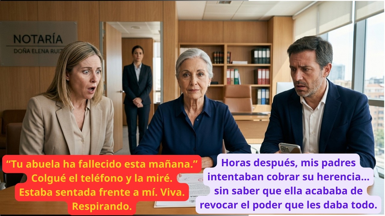 Me Declararon Muerta Para Cobrar Mi Herencia… Pero Entré Viva a la Notaría y Cambié Todo