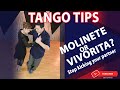 TANGO TIPS & TECHNIQUE:  "Molinete" or "Vivorita"???  Stop kicking your partner!