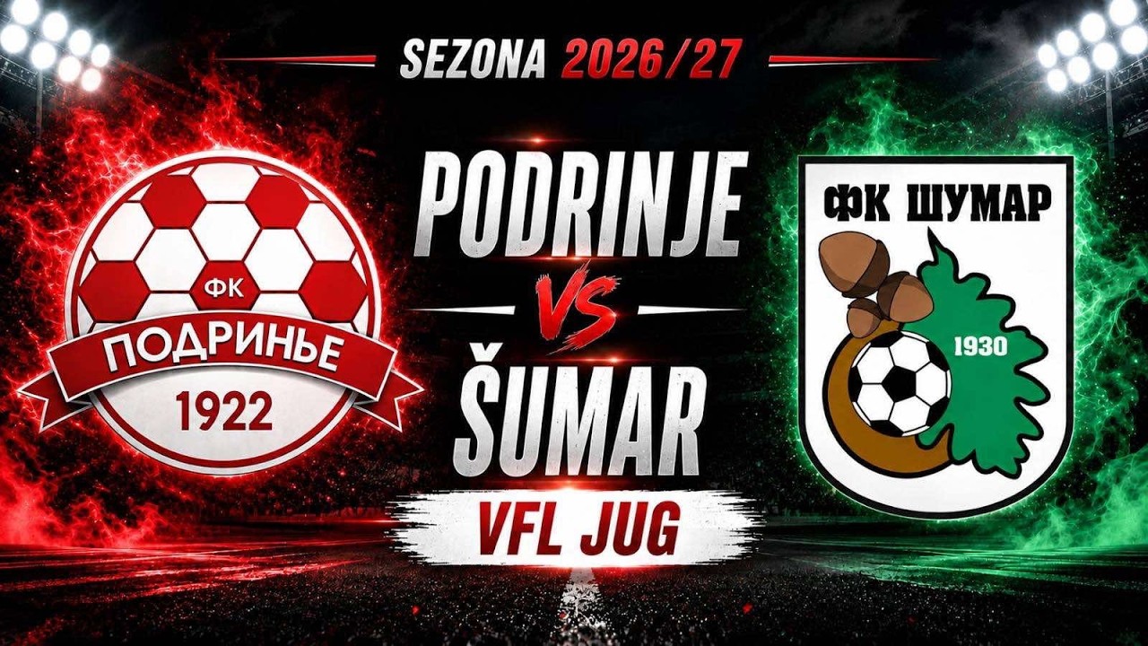 FK Podrinje (Mačvanska Mitrovica) - FK Šumar (Ogar) UŽIVO (22..08.2026)