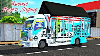 Bussid Terbaru Truck Canter Mukhlas Full Strobo Full Anim || Bussid Truck Canter Full Anim