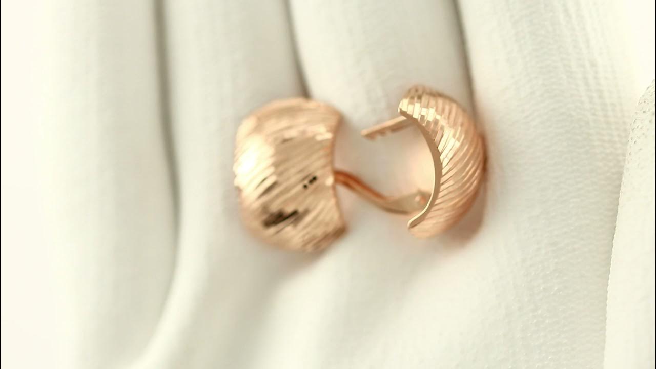 серьги золотые т10262б124. золотые серьги мадонна 585.