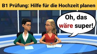 видео: Устный экзамен по немецкому языку B1 | Планируем что-то вместе/диалог | Разговор Часть 3: Свадьба картинка: Устный экзамен по немецкому языку B1 | Планируем что-то вместе/диалог | Разговор Часть 3: Свадьба