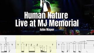Video thumbnail of "Human Nature | John Mayer | Guitar Tab & Playalong"
