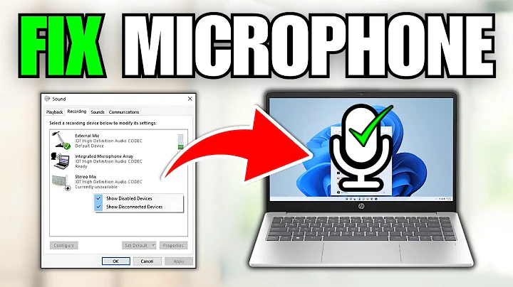 How To Fix Microphone Not Working on HP Laptop