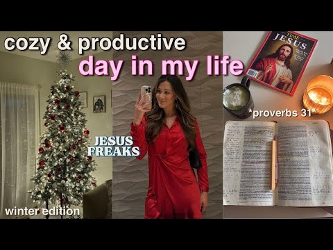cozy winter arc with God vlog | healthy habits, jesus freaks, & growing closer to God