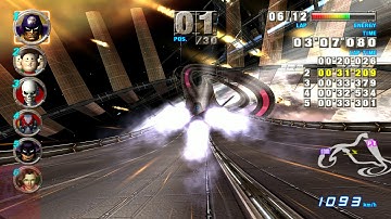 F-Zero GX 4K- Outer Space Meteor Stream