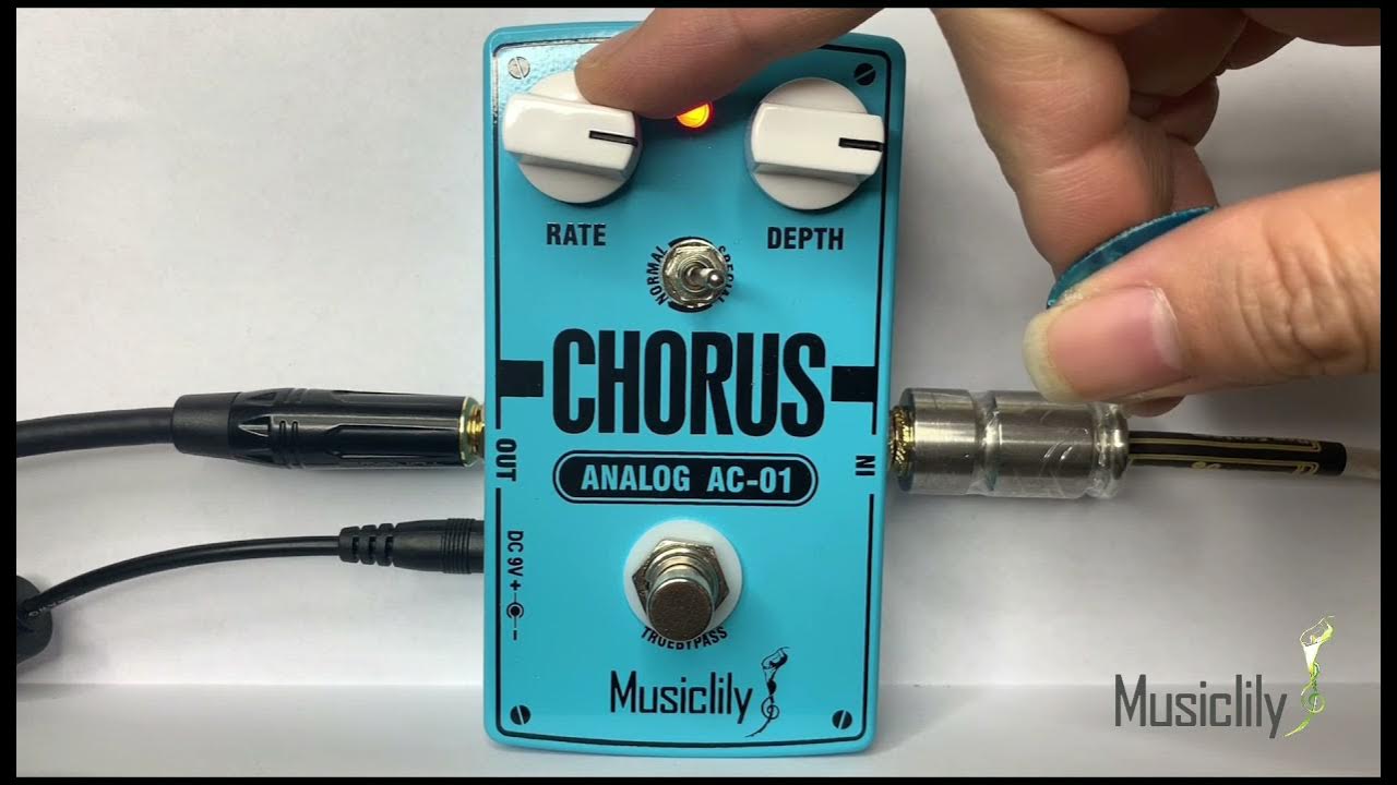 Musiclily Pro Super Chorus Pedal Demo (MX2323) YouTube