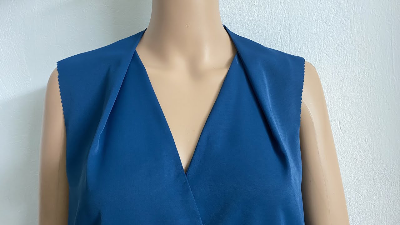 ⭐️ Vertical Collar Sewing Tips for Beginners | Very Simple Tutorial