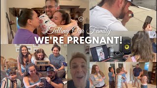 Telling Our FAMILY We're PREGNANT! *surprise*