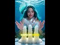 "A mermaid made sushi UNDERWATER 🧜♀️🍣 #shorts #fantasy"