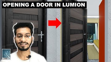 How to OPEN DOOR IN LUMION 🚪 || DV Studio