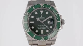 116610LV Hulk Submariner 2014 Full Set Complete with Box and Papers – TPT  Timepiece Trading