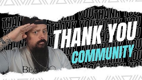 Thank You, Community time